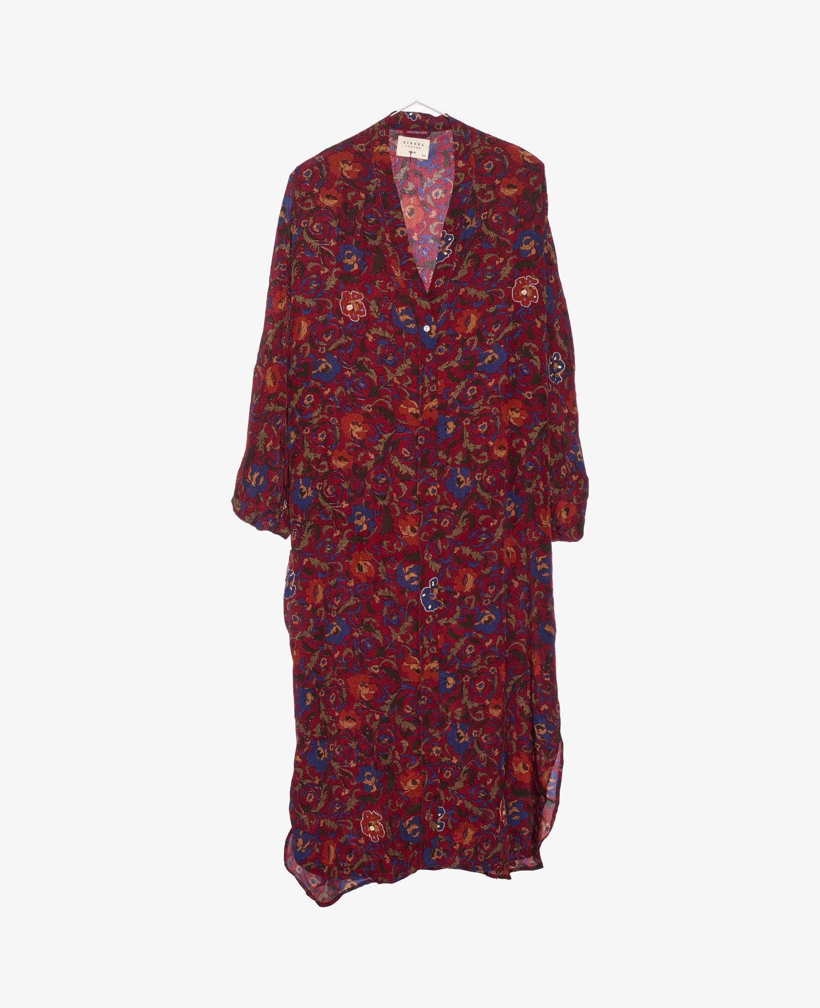 Tatiana Long Silk Dress - No. 145 One-Size