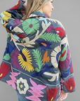Suzani Jacket. Hand Embroidered. Essential Designs London