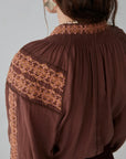 Audrey Blouse - Yorkshire Cocoa