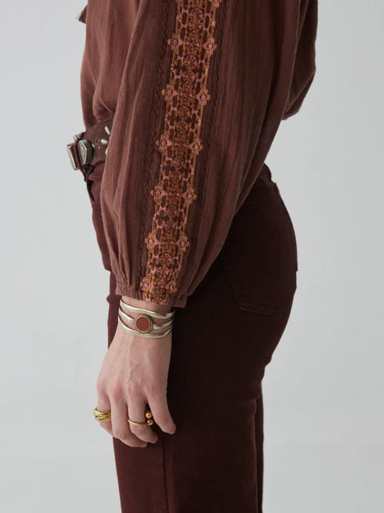 Audrey Blouse - Yorkshire Cocoa