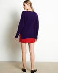 Studio Cashmere. Oversized cashmere V-neck sweater RIA 3