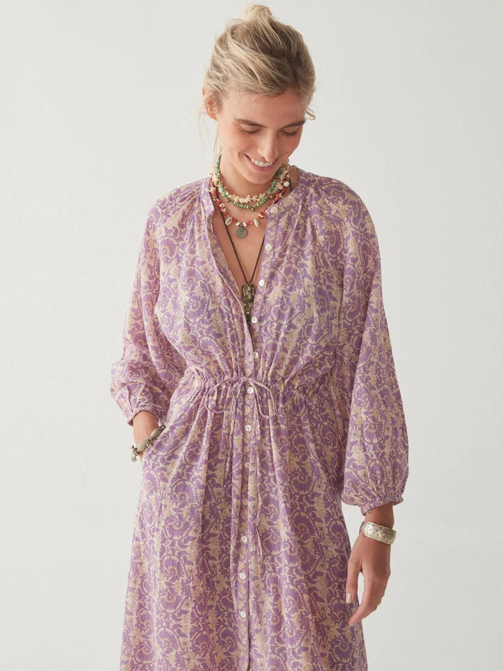 Casilda Dress - Purple Rain