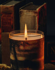 Spitfire Girl. No 16 Vintage Amber Wood Wrapped Candle
