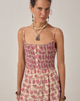 Zara Sleeveless Dress. Scottish Pink