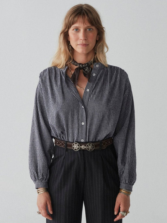 Truffaut Blouse - Normandie Indigo