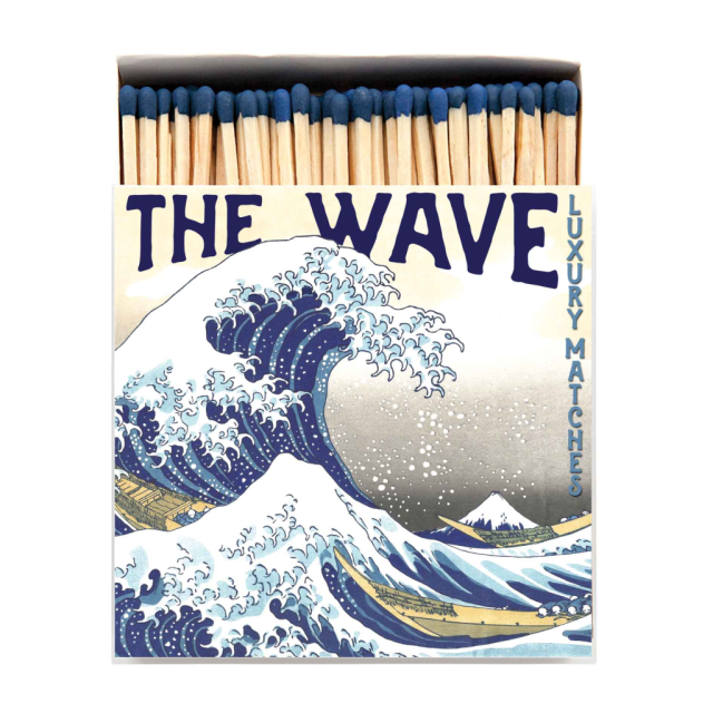 Archivist Square Matchbox - Hokusai Wave