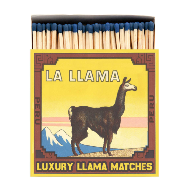 Archivist Square Matchbox - La llama