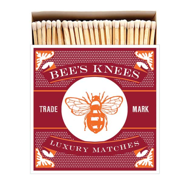 Archivist Square Matchbox - Bee&#39;s Knees