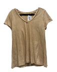 V-Neck T-skjorte - Camel, One-size